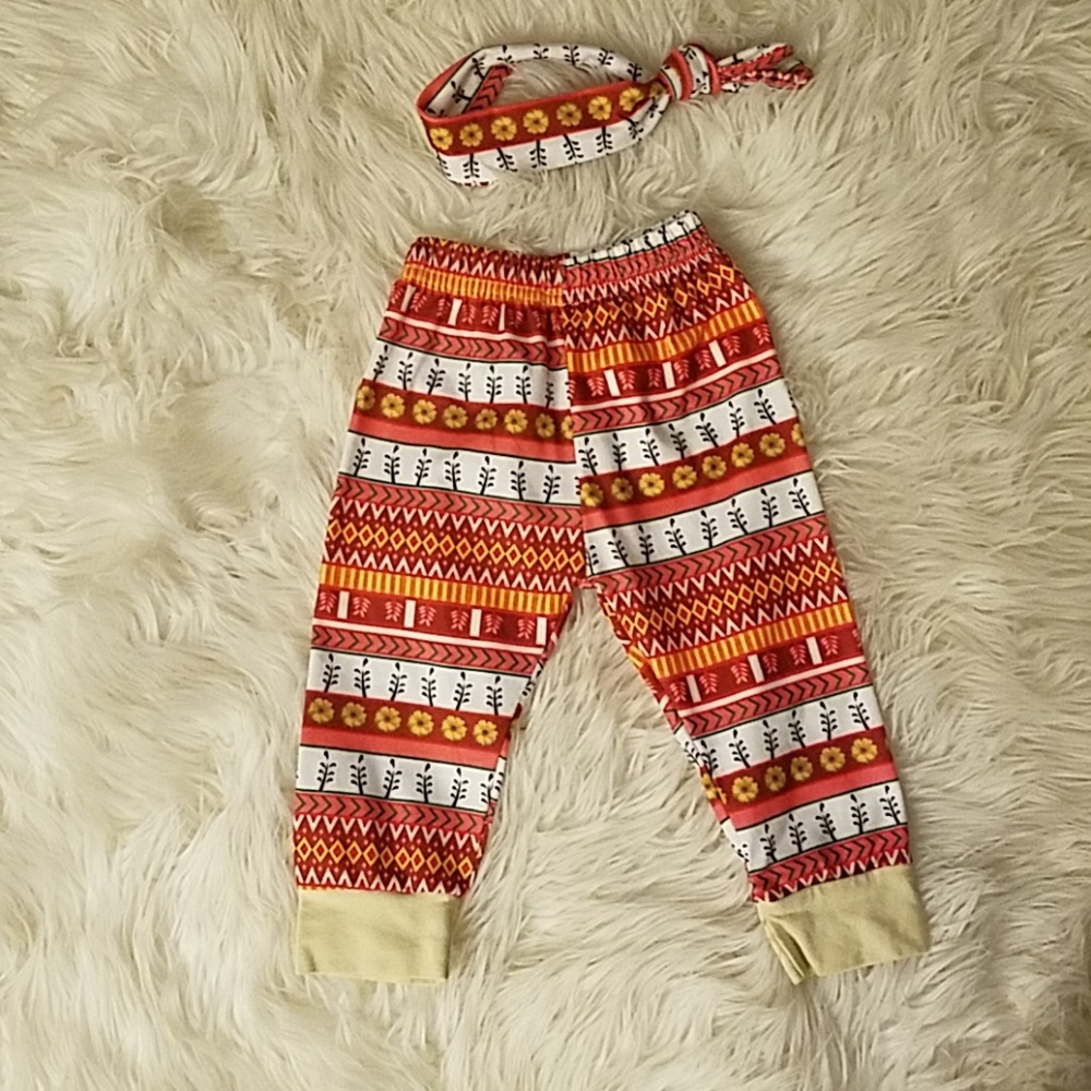 pants & matching head wrap